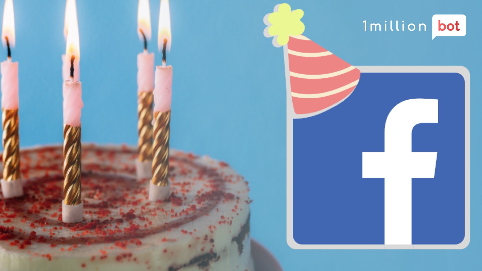 Celebrando el 19 aniversario de Facebook con la innovación de 1MillionBot: Chatbots integrables en cualquier red social