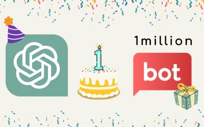 ChatGPT Anniversary: ​​1MillionBot, innovating from day one